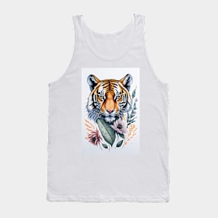 Tiger Watercolor Tank Top